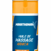 Huile de massage à l’arnica Marathonian, flacon pour récupération musculaire après le sport