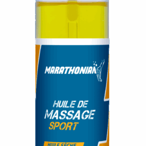 L’huile de massage Sport Marathonian est spécialement formulée pour accompagner les sportifs avant et après l’effort. Grâce à sa composition enrichie en actifs naturels, cette huile favorise l’échauffement musculaire, stimule la circulation sanguine et aide à prévenir les courbatures. Utilisée en massage avant l’activité physique, elle prépare les muscles à l’effort et limite les risques de blessures. Après le sport, elle facilite la récupération, détend les muscles et soulage efficacement les tensions et raideurs. Sa texture légère et non grasse pénètre rapidement, offrant un massage agréable sans laisser de film collant sur la peau. L’huile de massage Sport Marathonian convient aussi bien aux sportifs réguliers qu’aux personnes actives souhaitant optimiser leur récupération et améliorer leur confort musculaire au quotidien. Points forts : Préparation et récupération musculaire Stimule la circulation et détend les muscles Texture non grasse, absorption rapide Formule naturelle, adaptée à tous les types de peau Fabriquée en France Conseil d’utilisation : Appliquer en massage sur une peau propre, avant ou après l’effort, en insistant sur les zones sollicitées. Ne pas appliquer sur les plaies, les yeux ou les muqueuses. Déconseillé aux femmes enceintes/allaitantes et aux enfants de moins de 6 ans. L’huile de massage Sport Marathonian est l’alliée indispensable pour préparer vos muscles à l’effort et accélérer la récupération, tout en profitant d’un soin naturel et efficace.